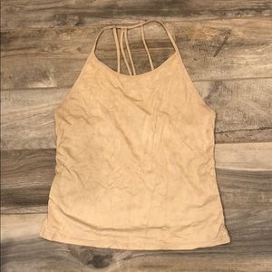 Suede tank top!